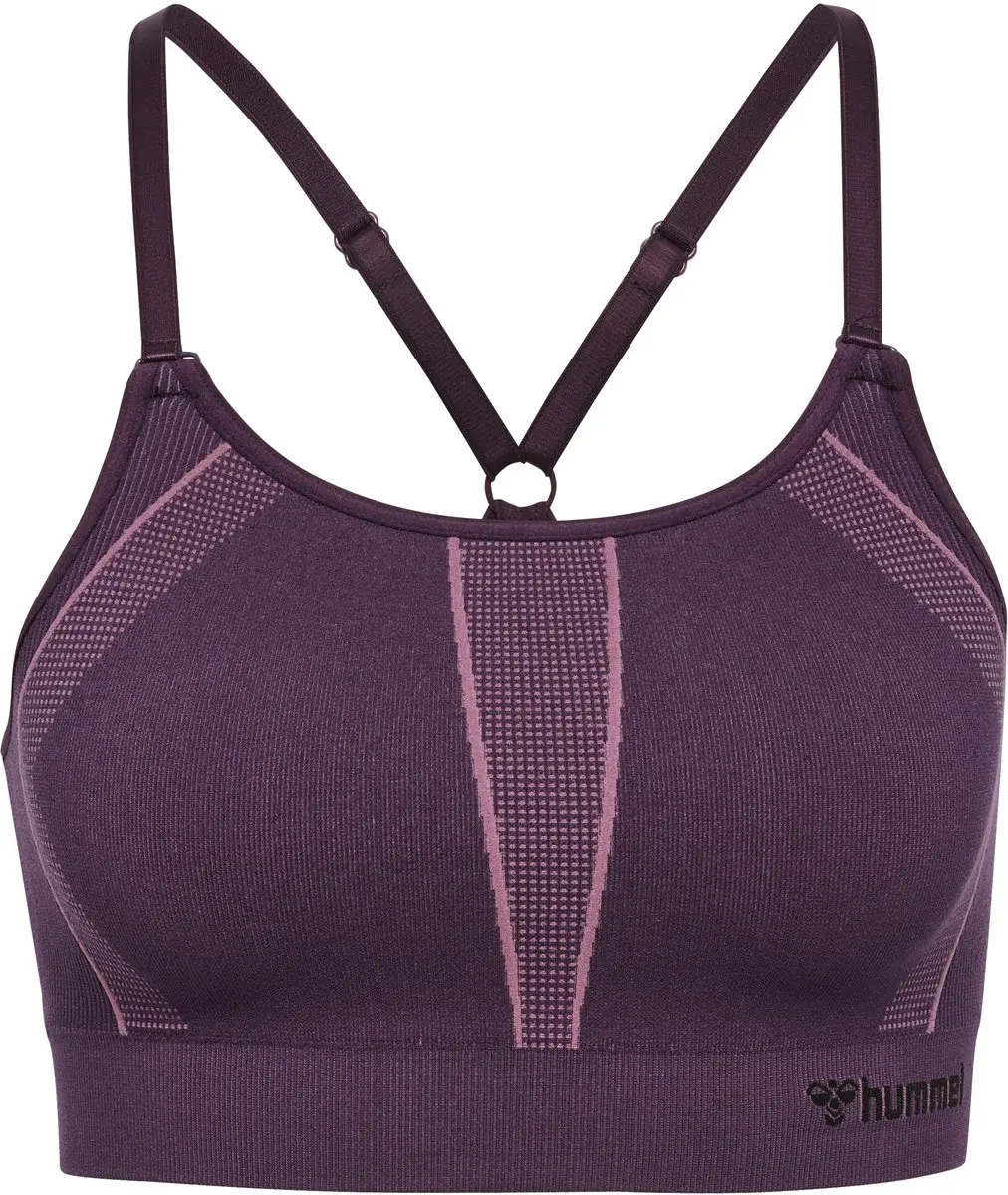 Hummel hmlMT Power Seamless Sports Bra - Plum Perfect - afbeelding 3 van 6