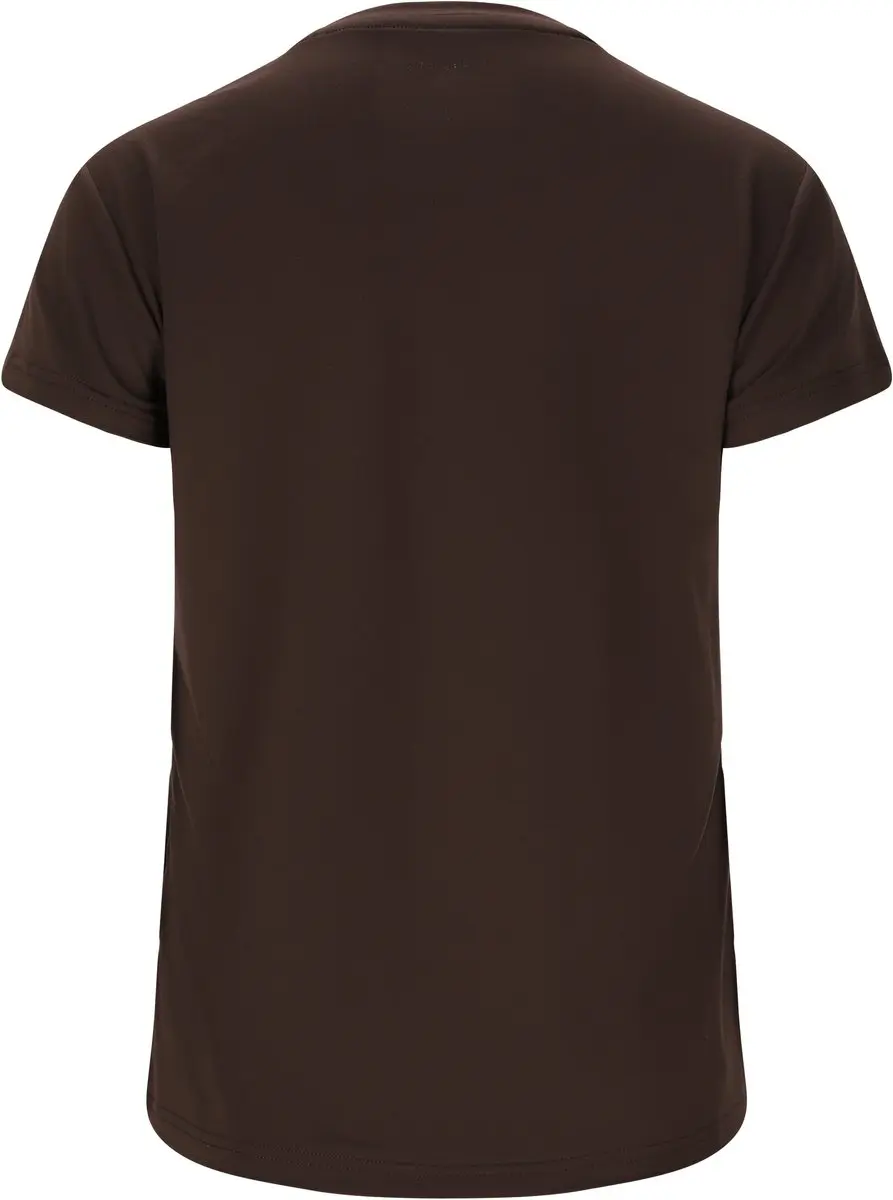 Athlecia Almi V2 Training T-shirt Dames - Donkerbruin - afbeelding 5 van 6