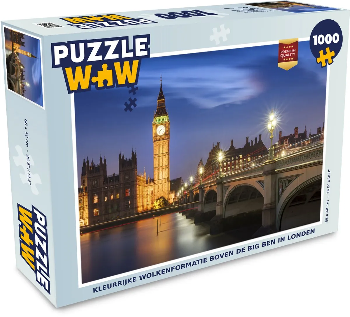PuzzleWow Legpuzzel 1000 Stuks