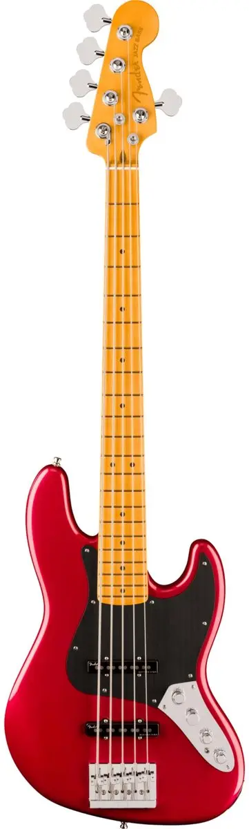Fender American Ultra II Jazz Bass V MN Sinister Red