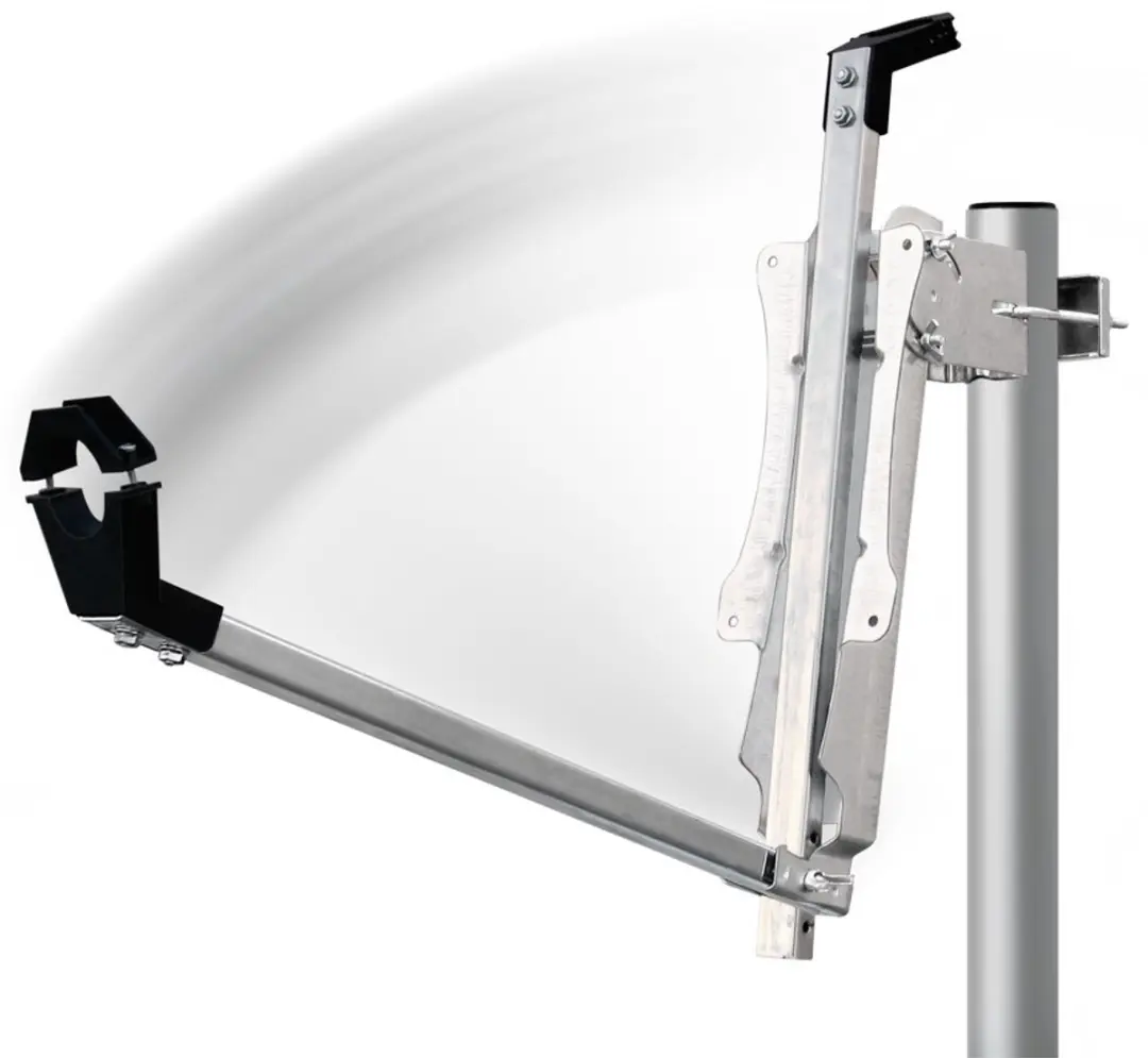 Goobay 80cm Aluminium Schotelantenne 67333 - Antraciet - afbeelding 2 van 5