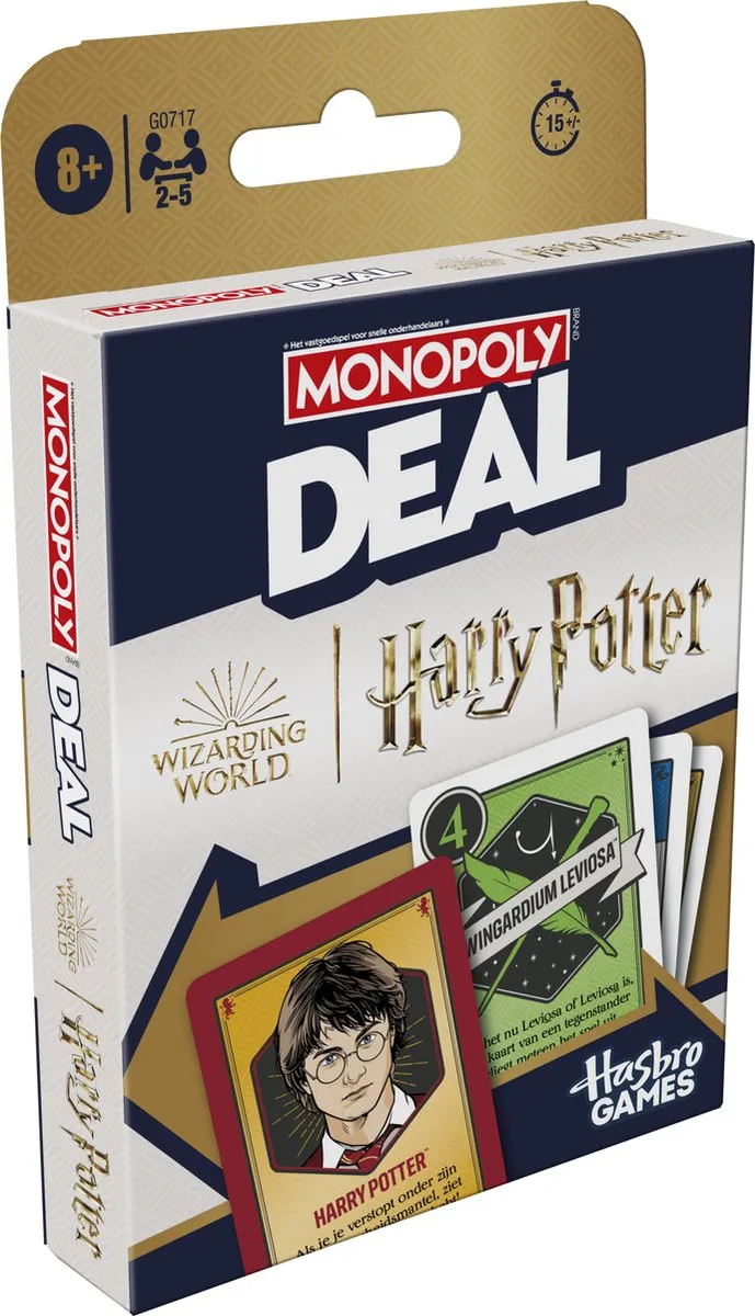 Monopoly Deal Harry Potter Kaartspel G0717104 - 2-5 Spelers