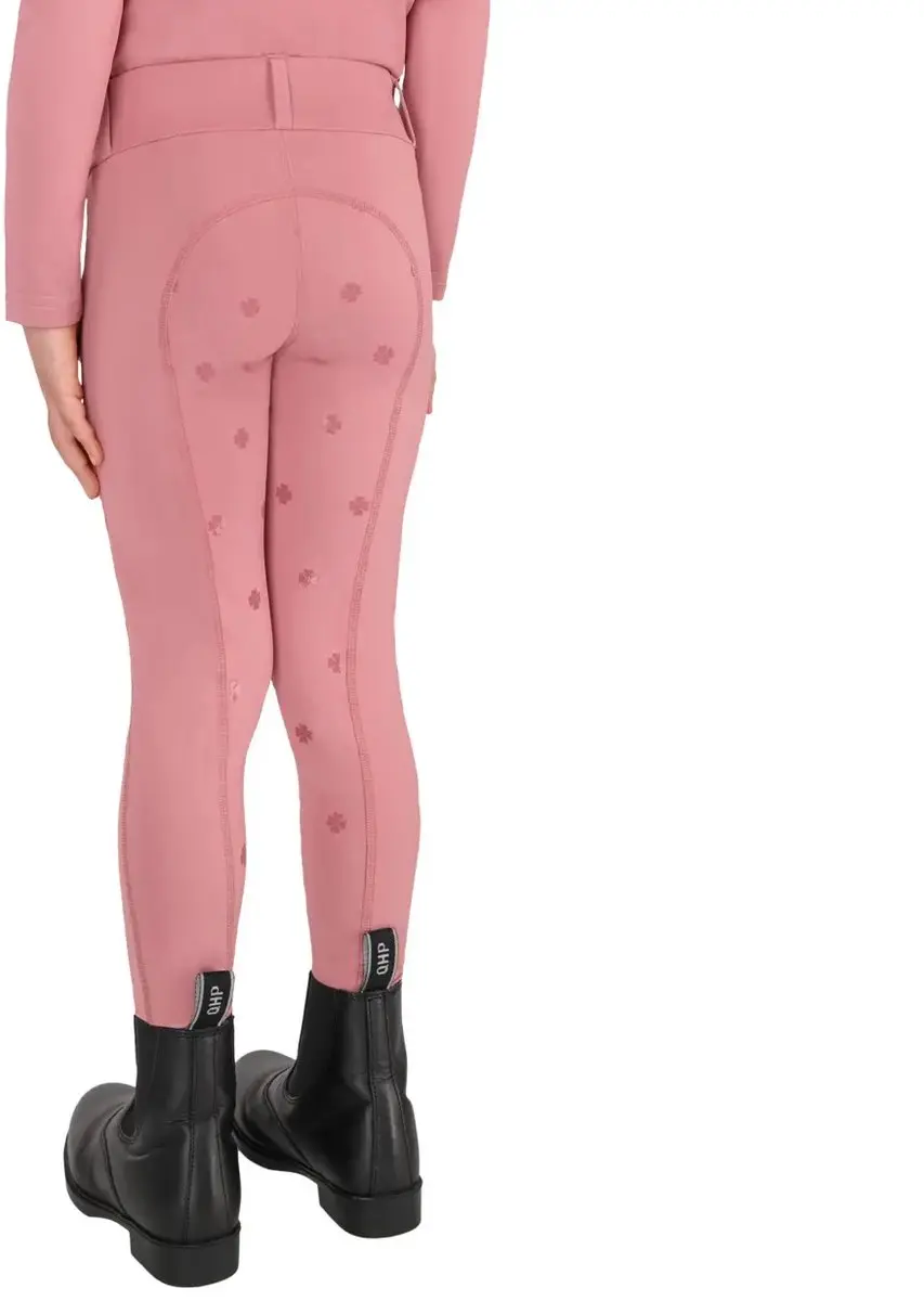 QHP Lucky Start Full Grip Paardrijlegging 116 - Roze - afbeelding 2 van 6