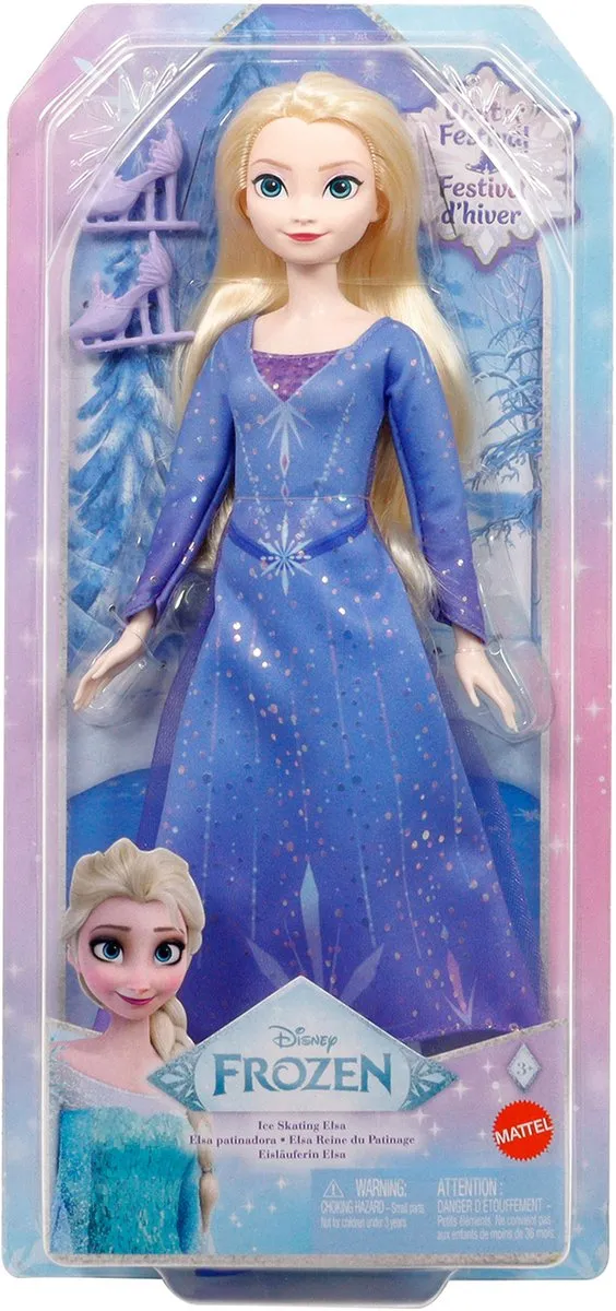 Disney Frozen Elsa Schaatsende Modepop - Multicolor