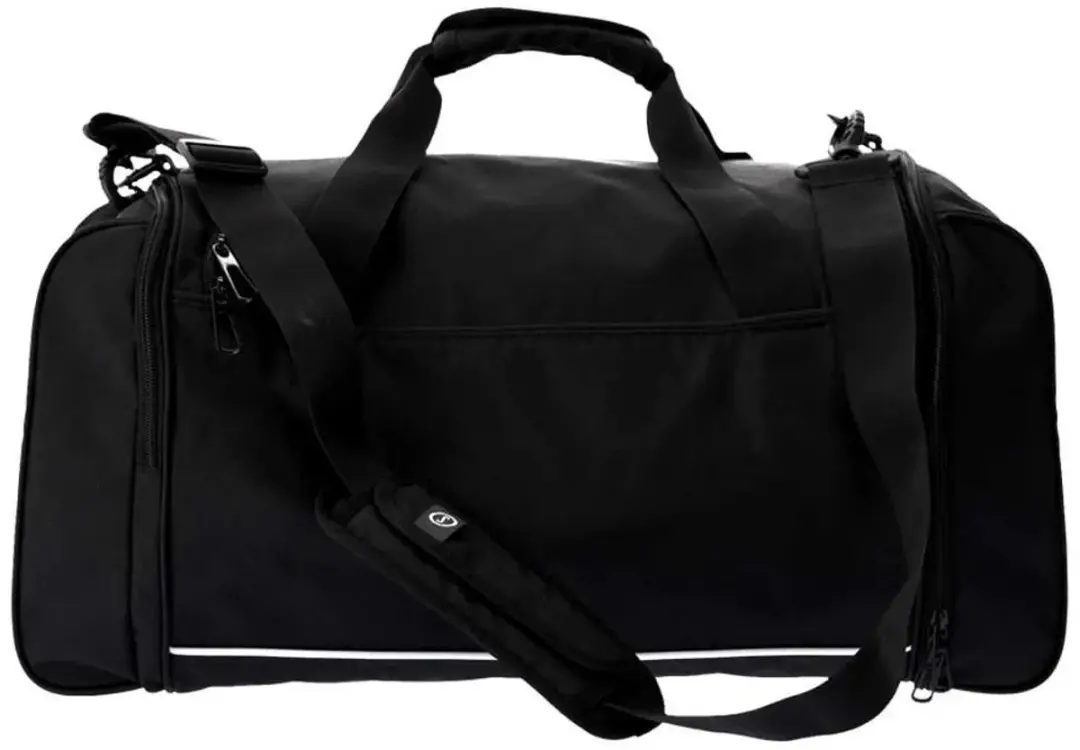 Spalding Team Medium Sporttas 50L - Zwart/Wit - afbeelding 2 van 6
