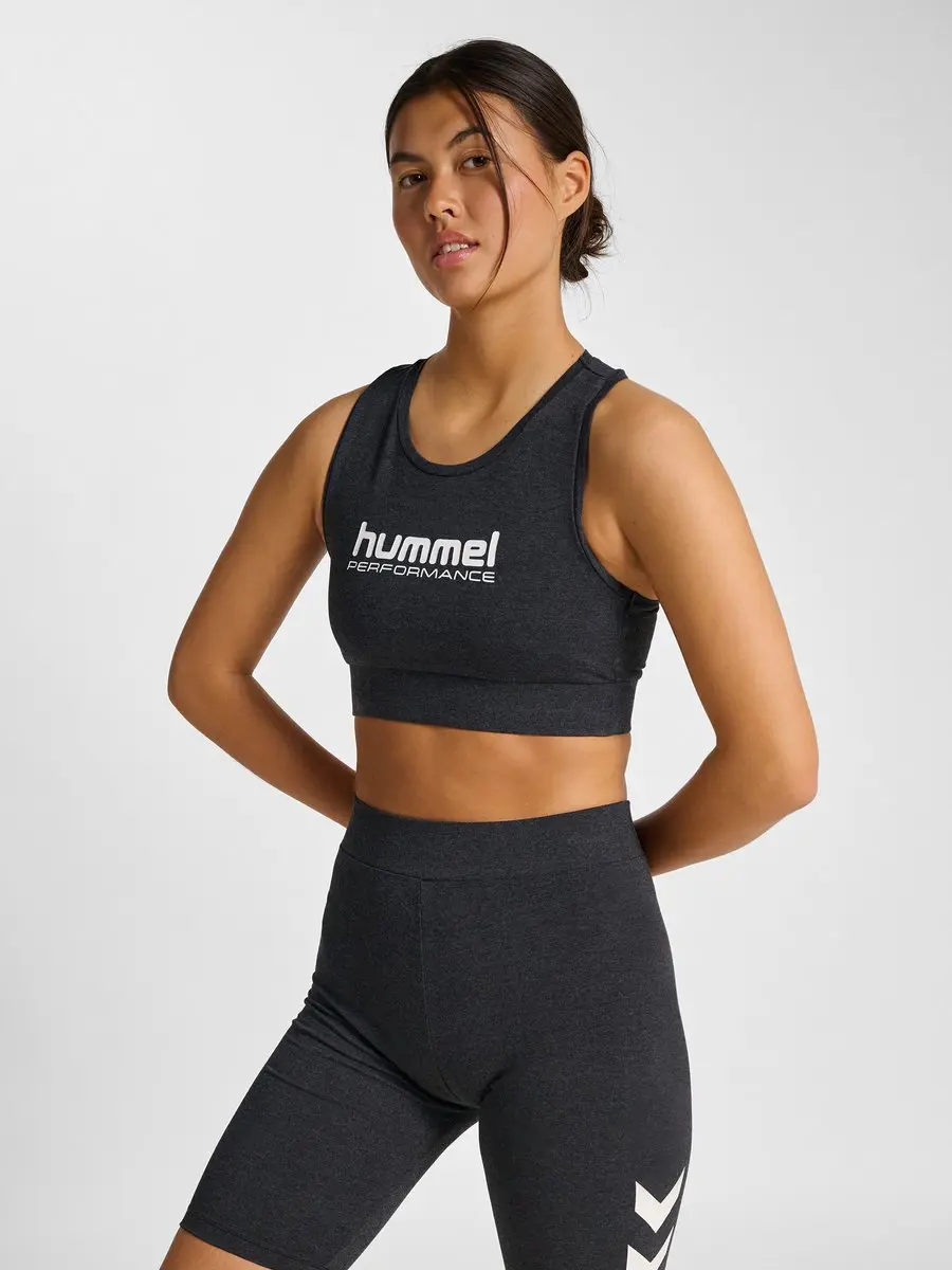 Hummel Pulse Logo Light Support BH - Zwart - afbeelding 5 van 6