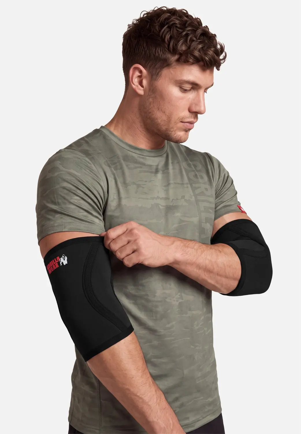 Gorilla Wear 3MM Elleboogbrace - Zwart XL - afbeelding 4 van 4
