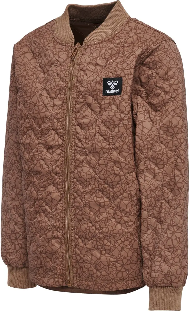 Hummel Sobi Thermoset Kinder trainingspak 140 - Copper Brown - afbeelding 3 van 6