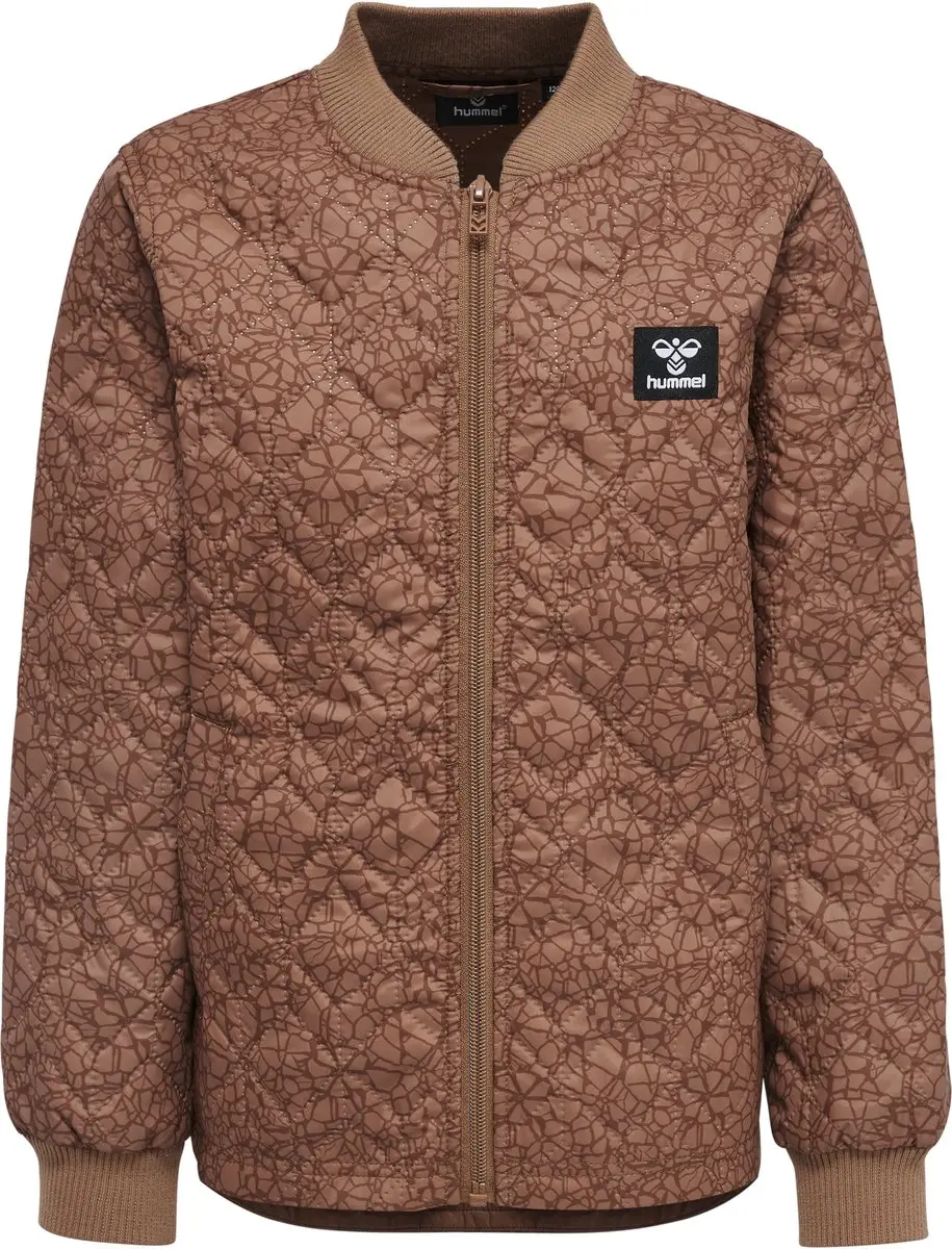 Hummel Sobi Thermoset Kinder trainingspak 140 - Copper Brown - afbeelding 2 van 6
