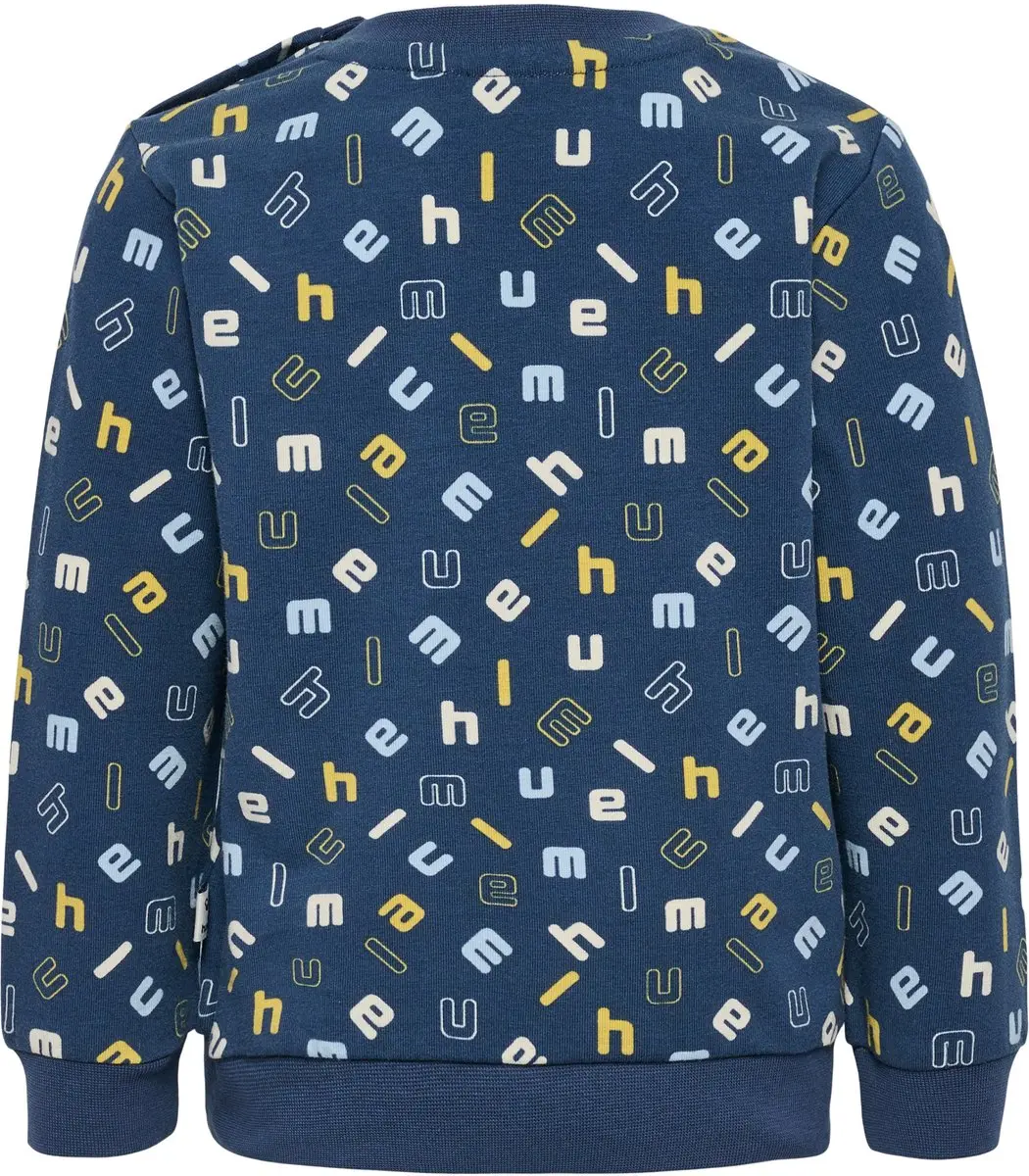 Hummel Happy You Sweatshirt - Babyjongen 56 - Sargasso Sea - afbeelding 3 van 4