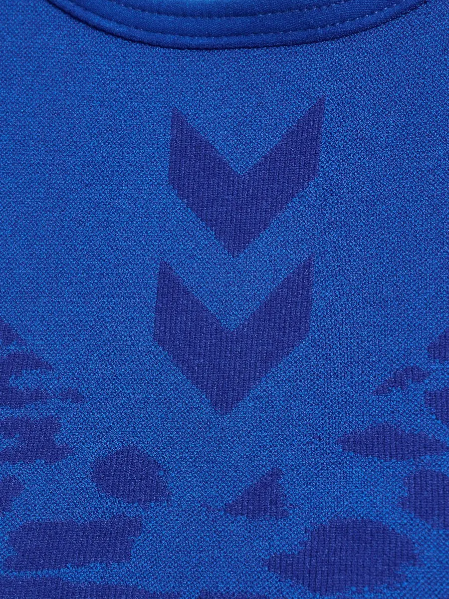 Hummel MT Leo Naadloze Sportbeha - XS - Olympian Blue - afbeelding 3 van 6