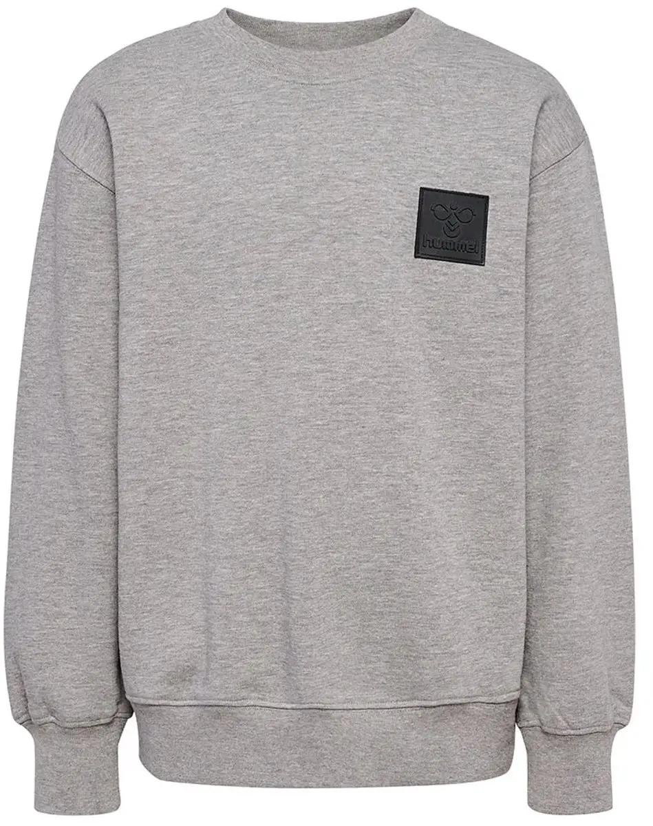 Hummel HmlCLEAN Kinder Sweatshirt 128 - Grijs Melange - afbeelding 4 van 6