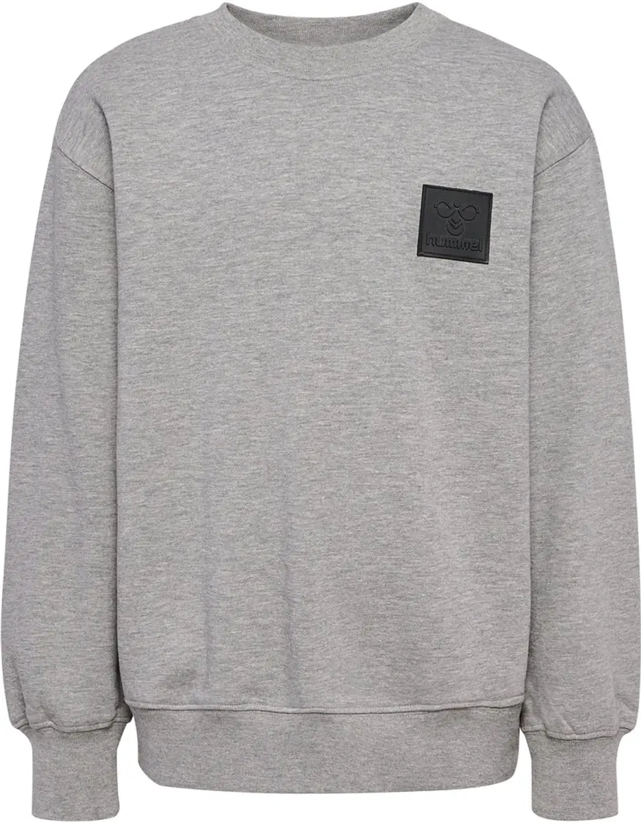 Hummel HmlCLEAN Kinder Sweatshirt 128 - Grijs Melange - afbeelding 2 van 6