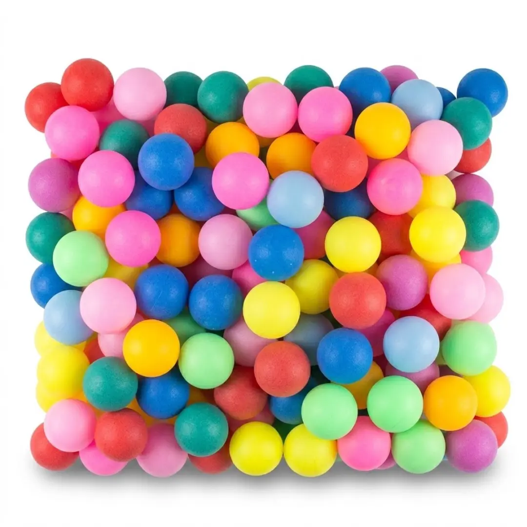 Tafeltennisballen multicolor 60 stuks