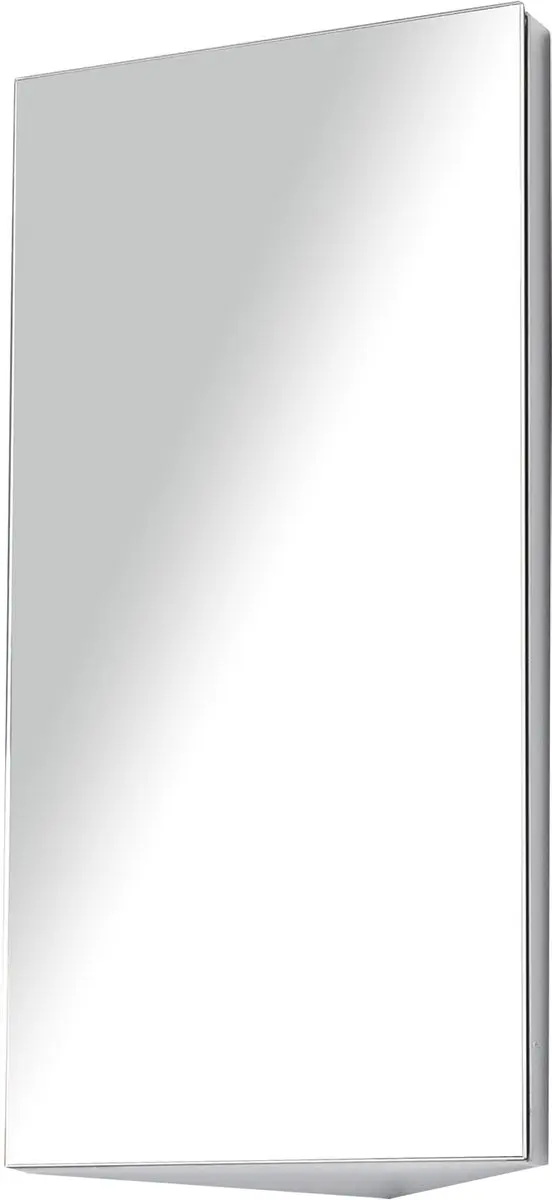 HOMCOM-Spiegelkast-Metaal-60x30x18cm-Zilver