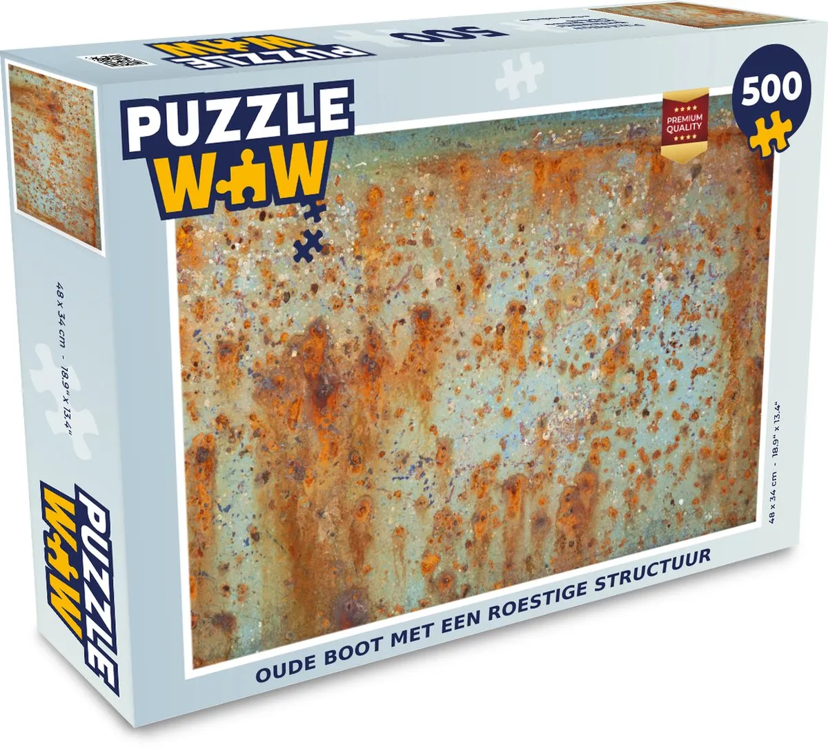 PuzzleWow Legpuzzel Oude Boot 500 Stuks