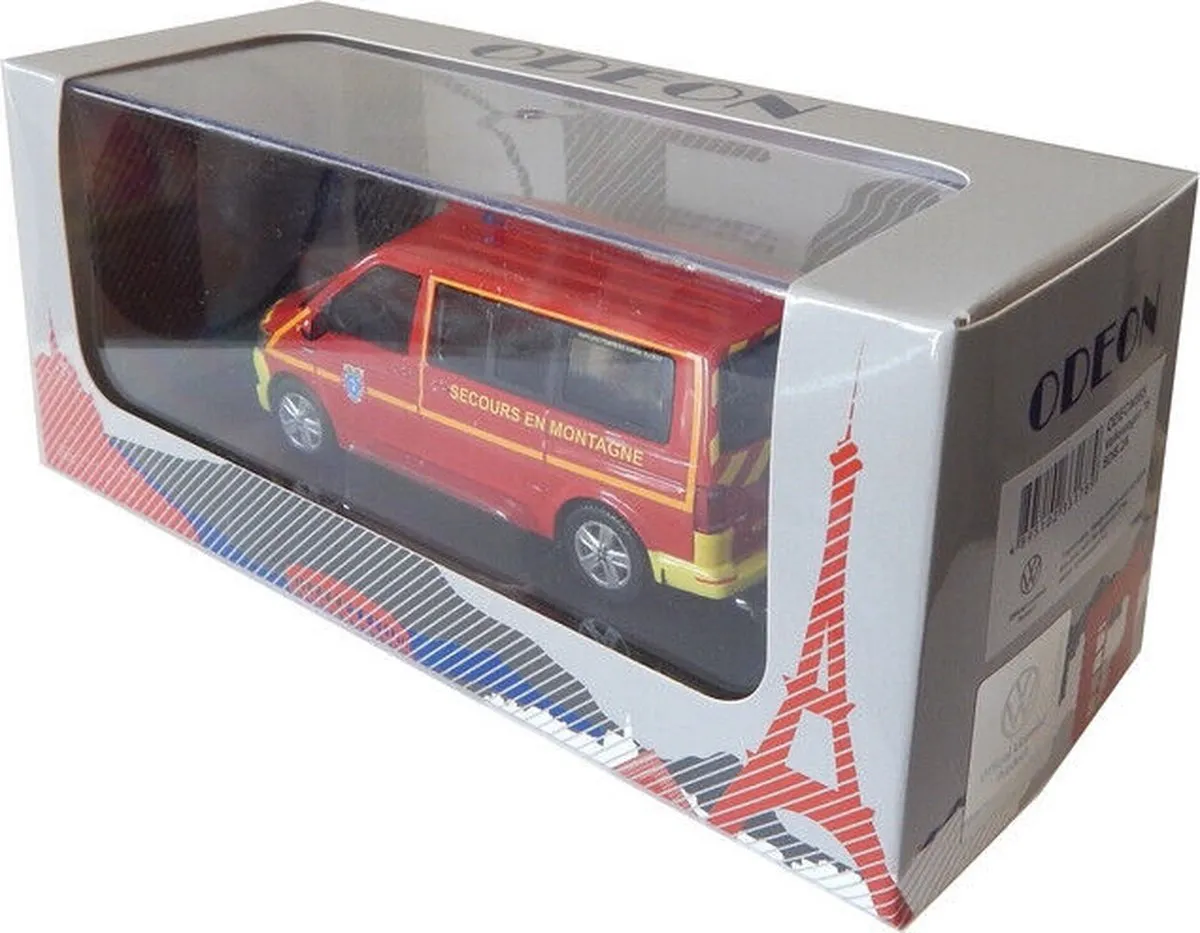 Volkswagen T6 SDIS 2A Modelauto - 1:43 - Geel/Rood