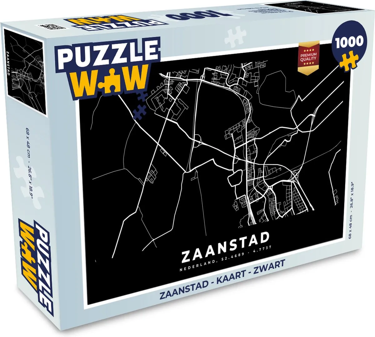PuzzleWow Zaanstad Legpuzzel 1000 Stuks