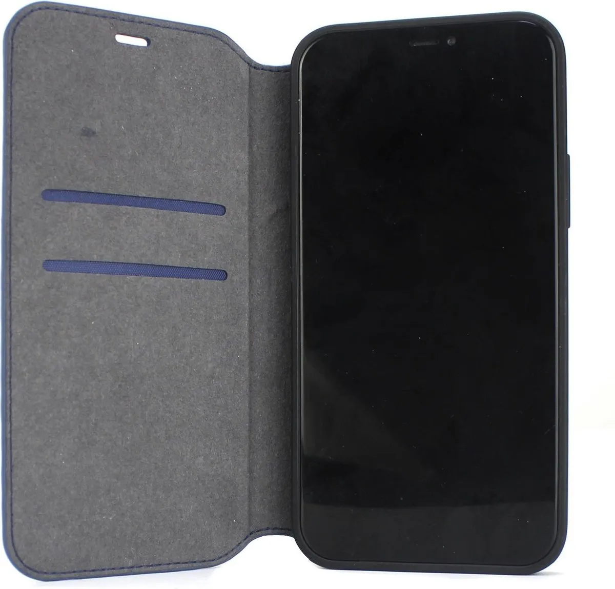 Audi Q8 Serie Hoesje iPhone 12/12 Pro - Blauw - 2 Pasjes - afbeelding 6 van 6