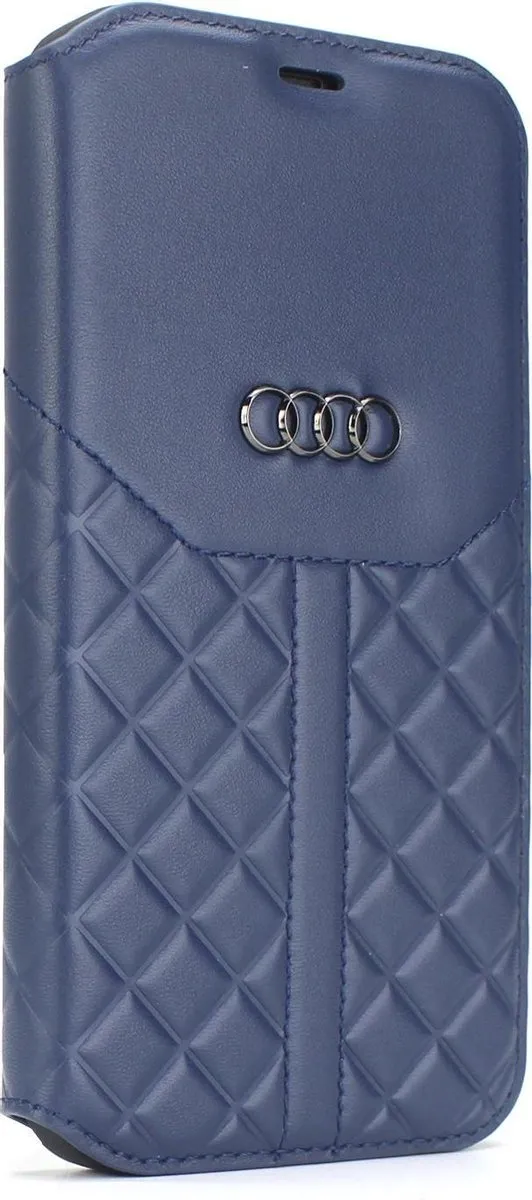 Audi Q8 Serie Hoesje iPhone 12/12 Pro - Blauw - 2 Pasjes