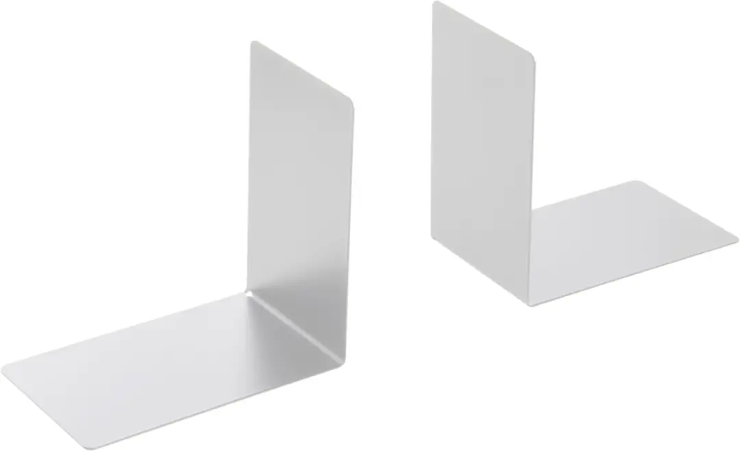 Westcott Boekensteun 9x14cm - Grijs - 2 Stuks