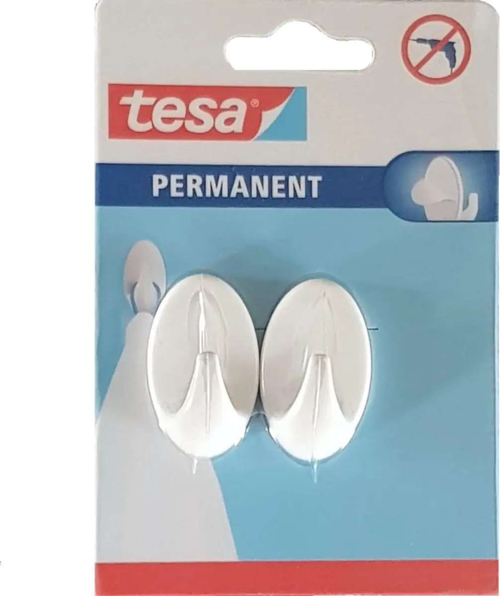 Tesa Zelfklevende Ophanghaakjes 2 Stuks