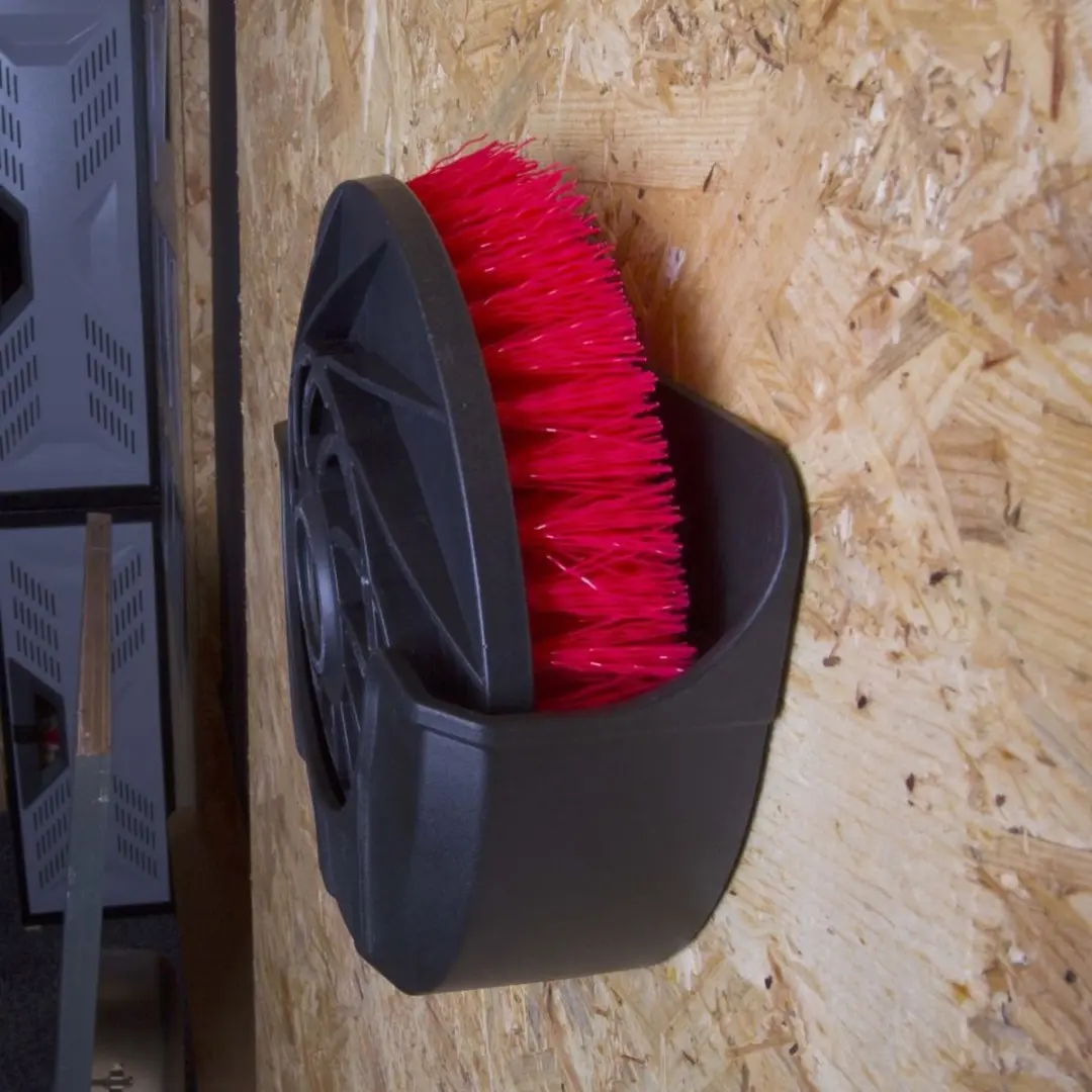 Batavia Twin Brush Muur- & Opberghouder - Zwart - afbeelding 4 van 6