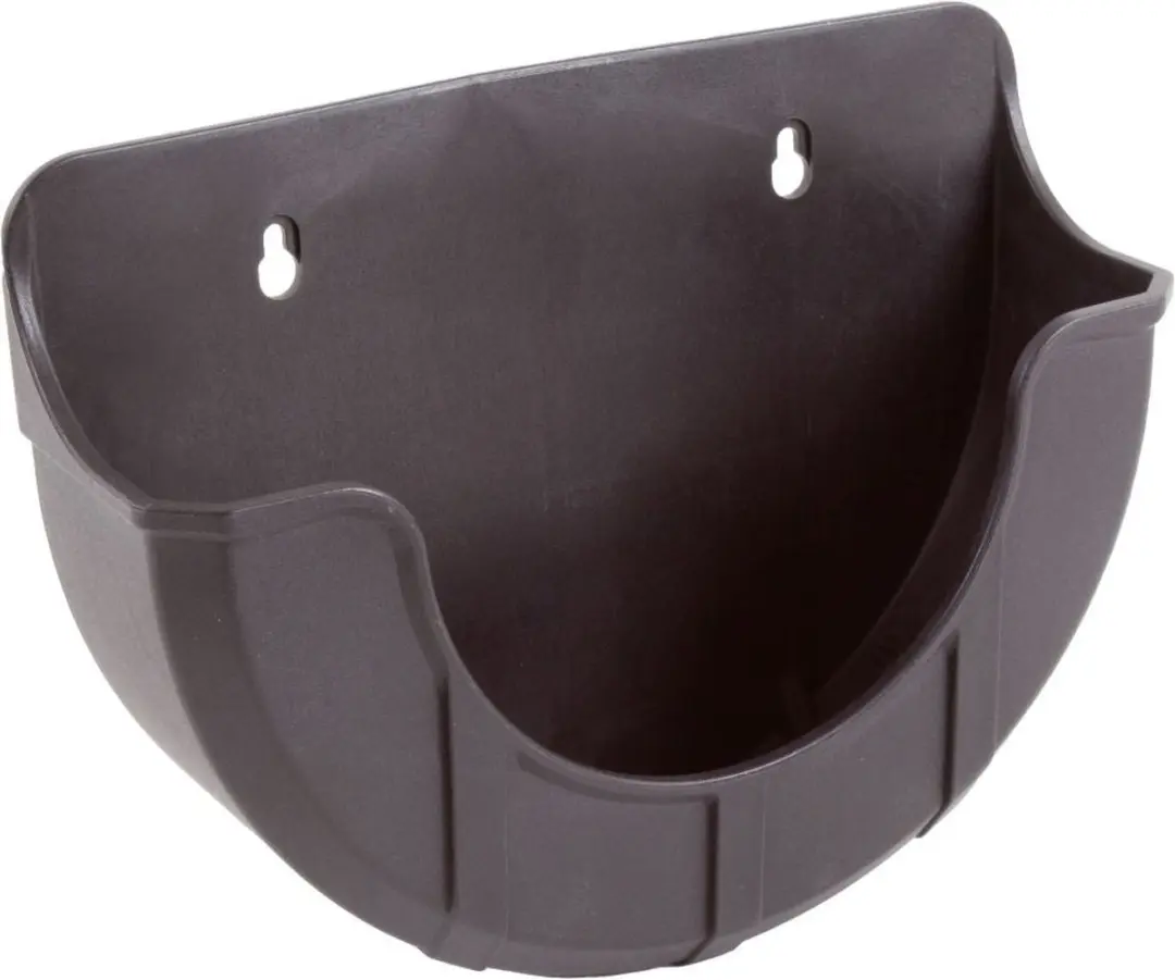 Batavia Twin Brush Muur- & Opberghouder - Zwart - afbeelding 2 van 6