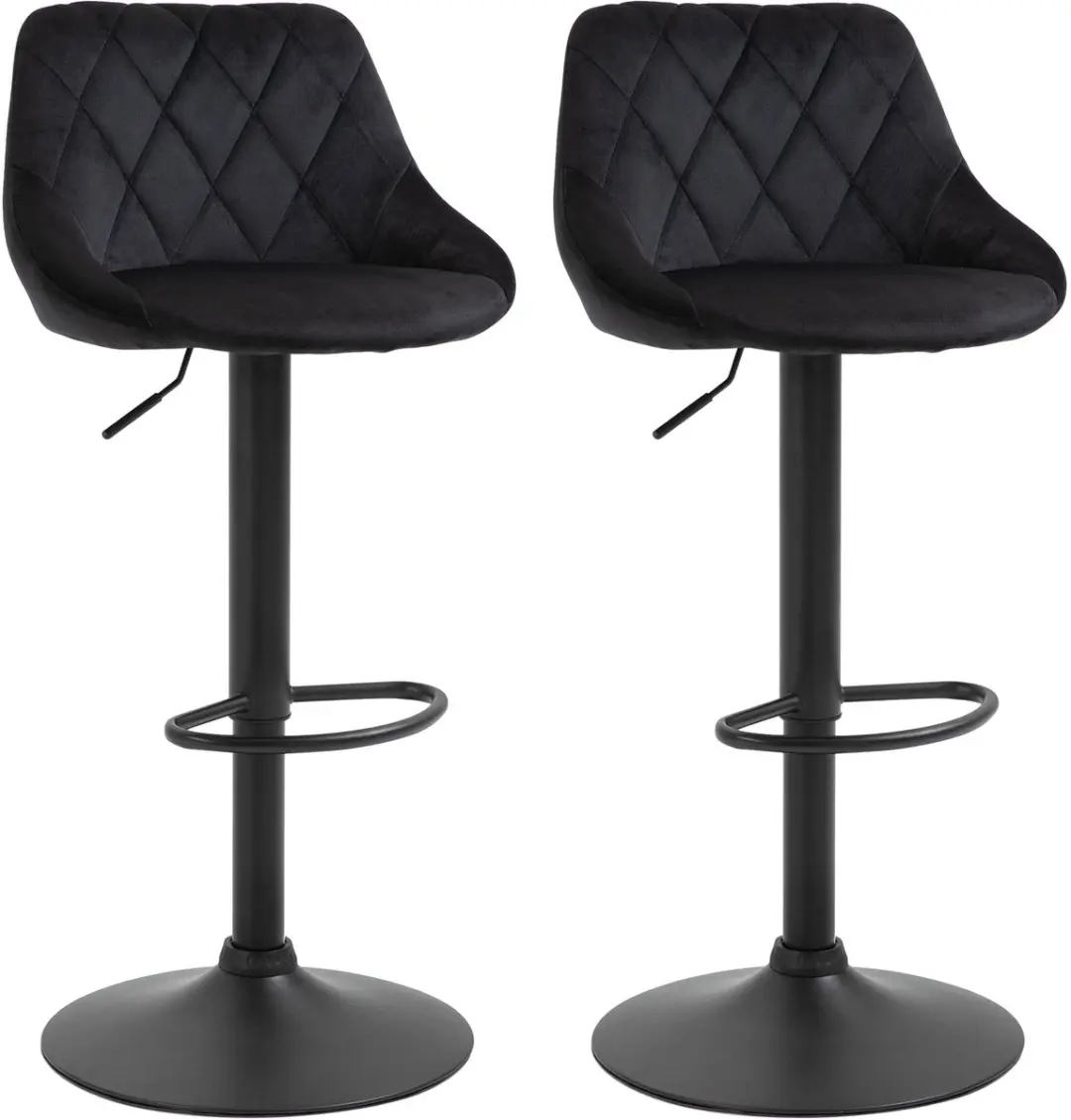 HOMCOM In hoogte verstelbare barkruk set 835-502V02