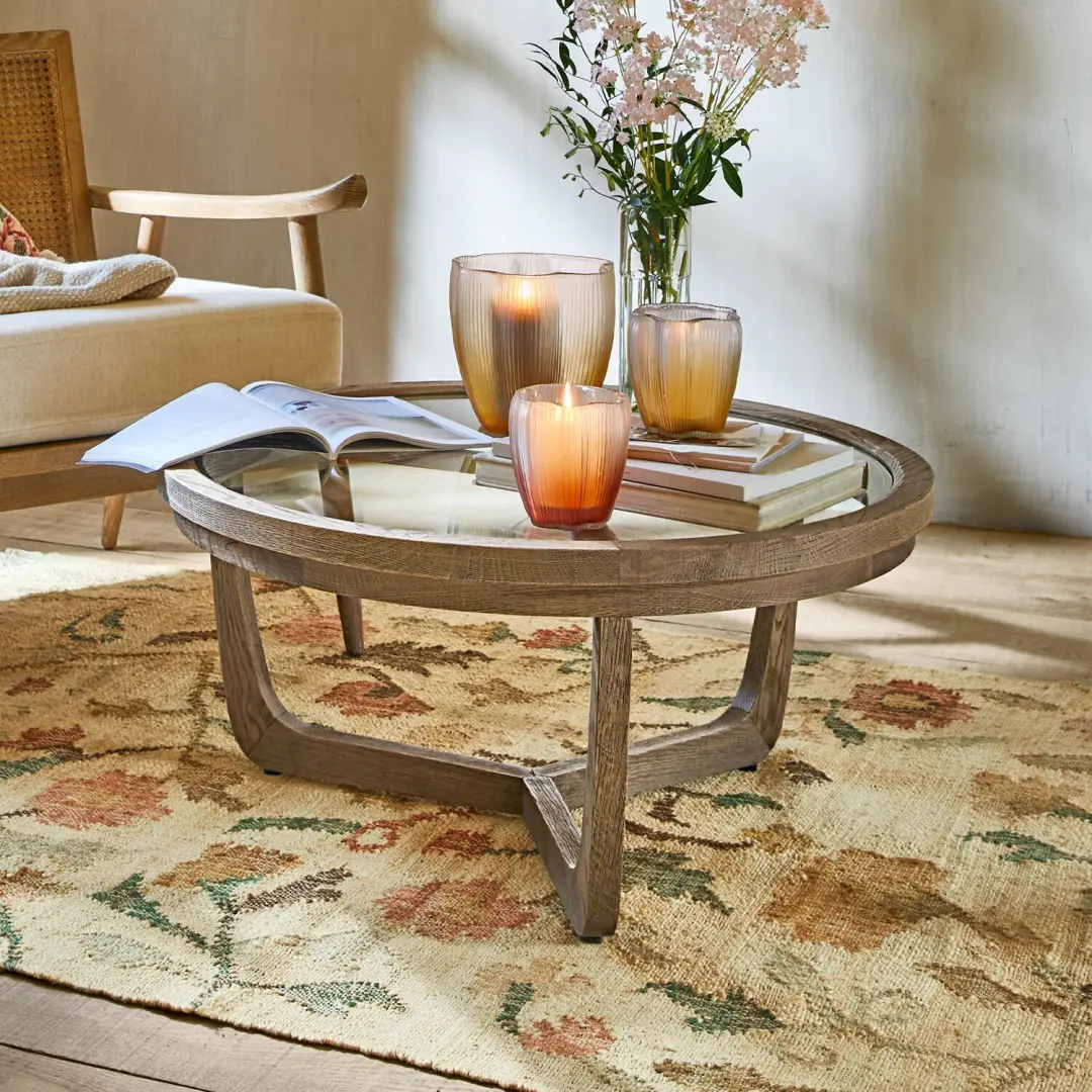Loberon Salontafel Gradn Enclos - Ø80cm - 6 Personen - afbeelding 4 van 6