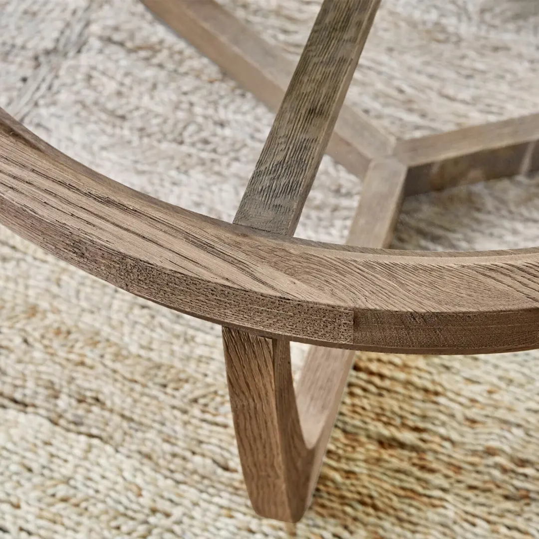 Loberon Salontafel Gradn Enclos - Ø80cm - 6 Personen - afbeelding 3 van 6