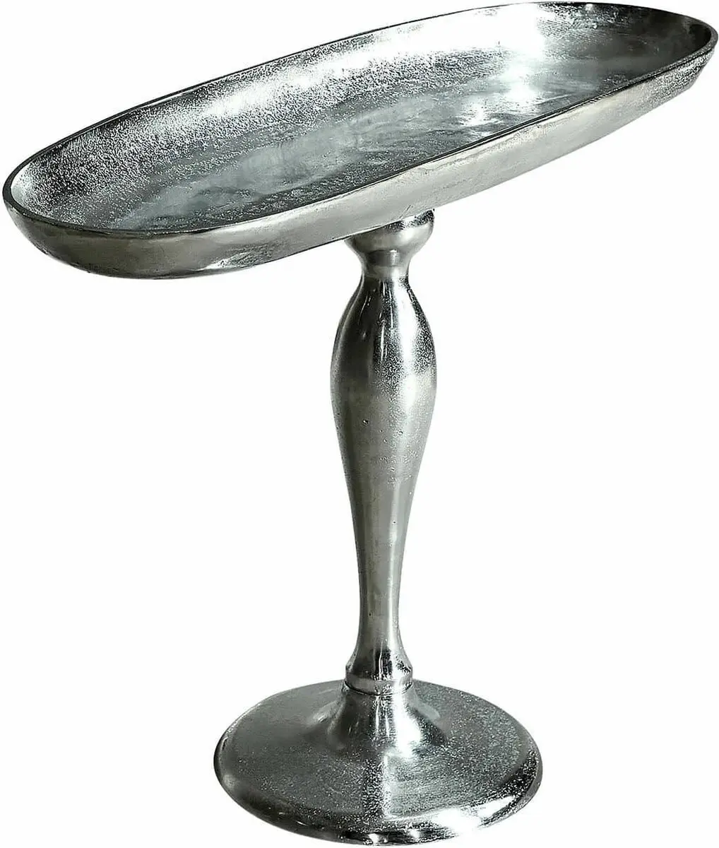 Loberon Stonebrook Bijzettafel - Zilverkleurig - afbeelding 4 van 6