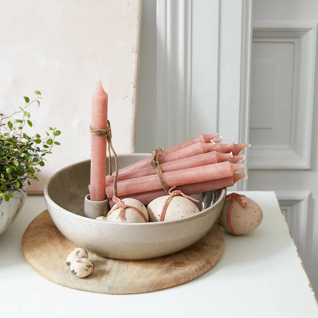 Loberon Bauceau Kaarsen - 12 Stuks Roze - afbeelding 2 van 4