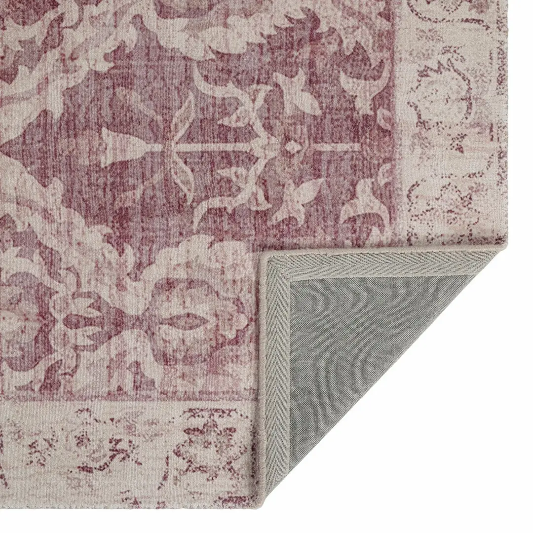 Loberon Mirellis Vloerkleed - Bordeaux - afbeelding 2 van 6