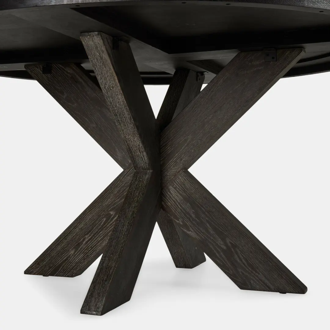 Loberon Darvoux Tafel - Ø153cm - 6 Personen - afbeelding 3 van 6