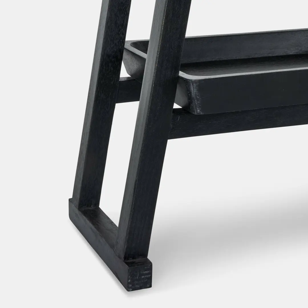 Loberon Ivywood Wandtafel - Zwart - afbeelding 4 van 6