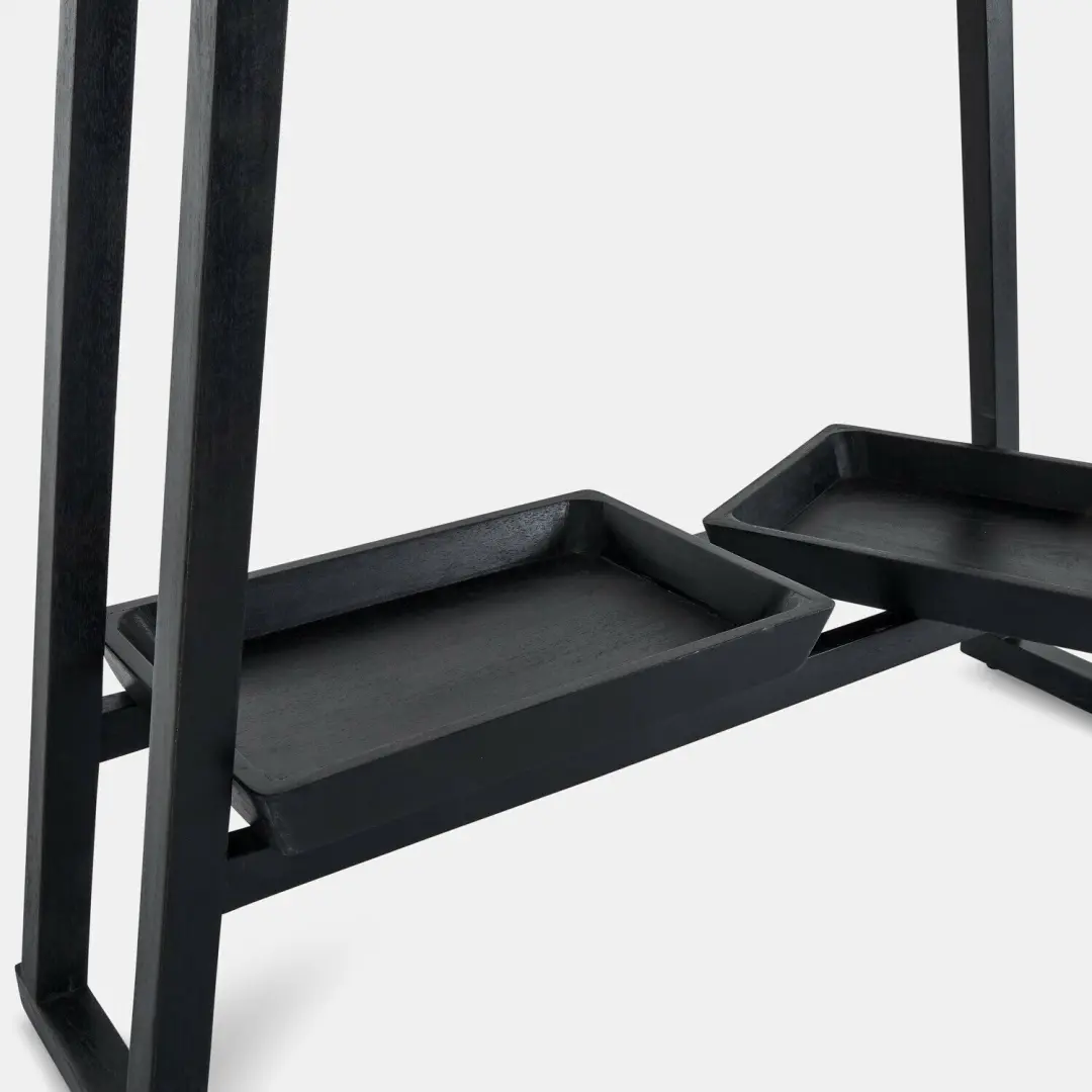 Loberon Ivywood Wandtafel - Zwart - afbeelding 3 van 6