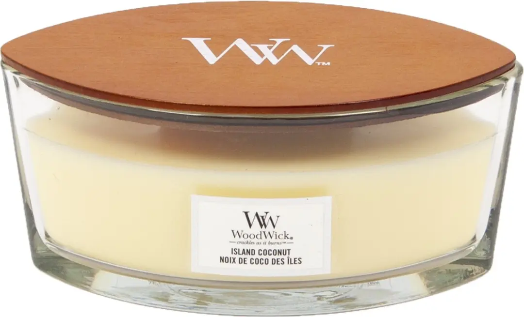 WoodWick Ellipse Geurkaars Island Coconut 454g - afbeelding 5 van 6