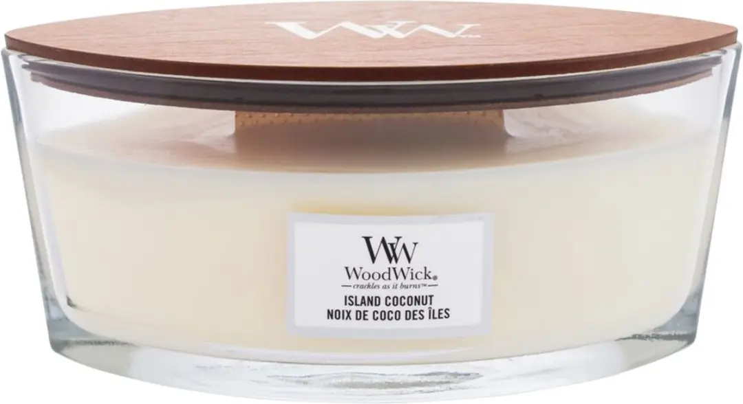 WoodWick Ellipse Geurkaars Island Coconut 454g - afbeelding 6 van 6