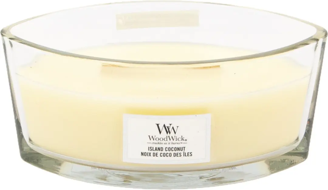 WoodWick Ellipse Geurkaars Island Coconut 454g - afbeelding 4 van 6