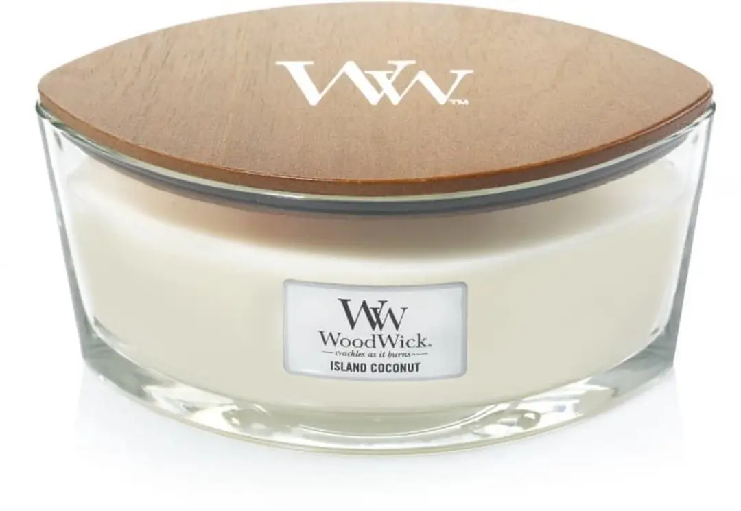 WoodWick Ellipse Geurkaars Island Coconut 454g - afbeelding 3 van 6