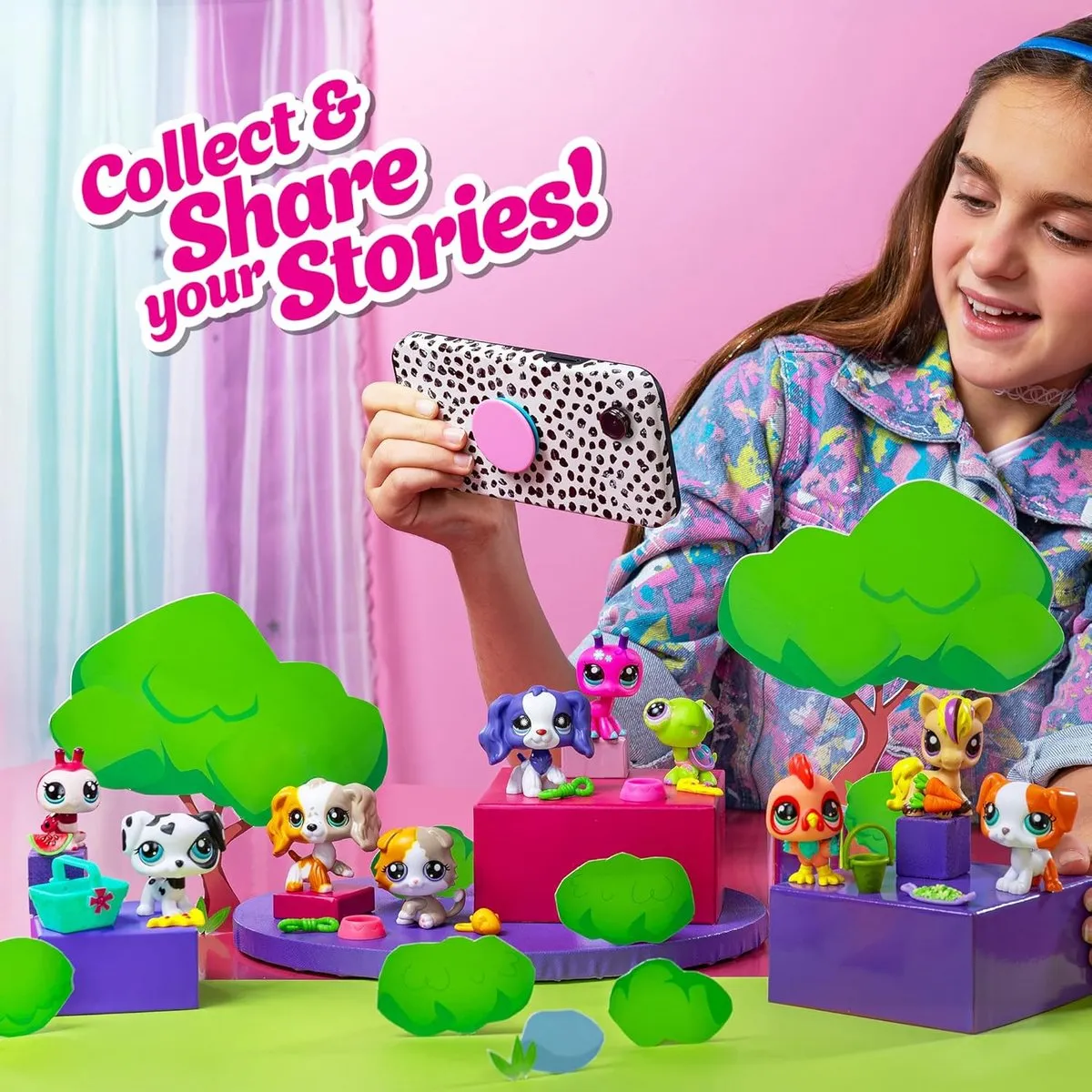 Hasbro Littlest Pet Shop Grooming Spa Play Pack - 7 Speelfiguren