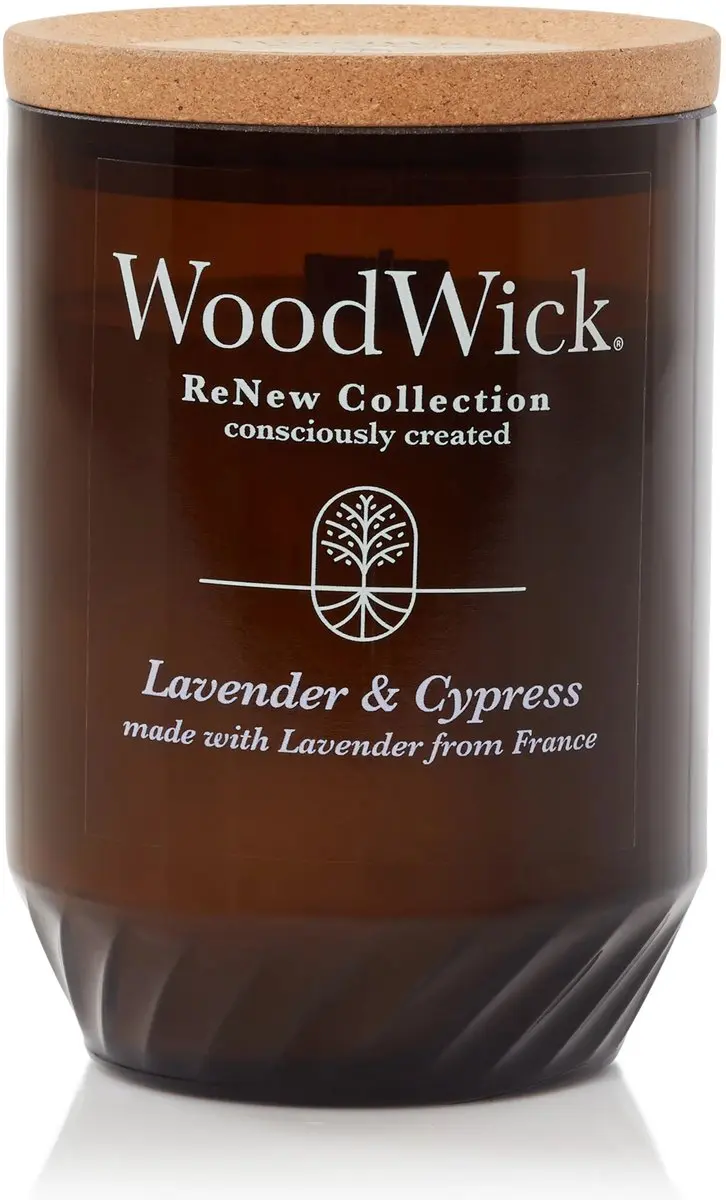 WoodWick ReNew Geurkaars Lavender & Cypress