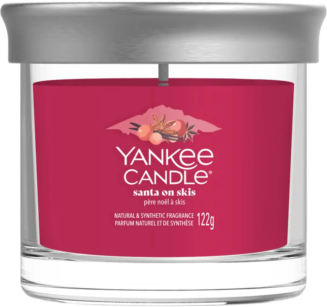 Yankee Candle Santa on Skis Signature Small Tumbler - Rood - afbeelding 5 van 6