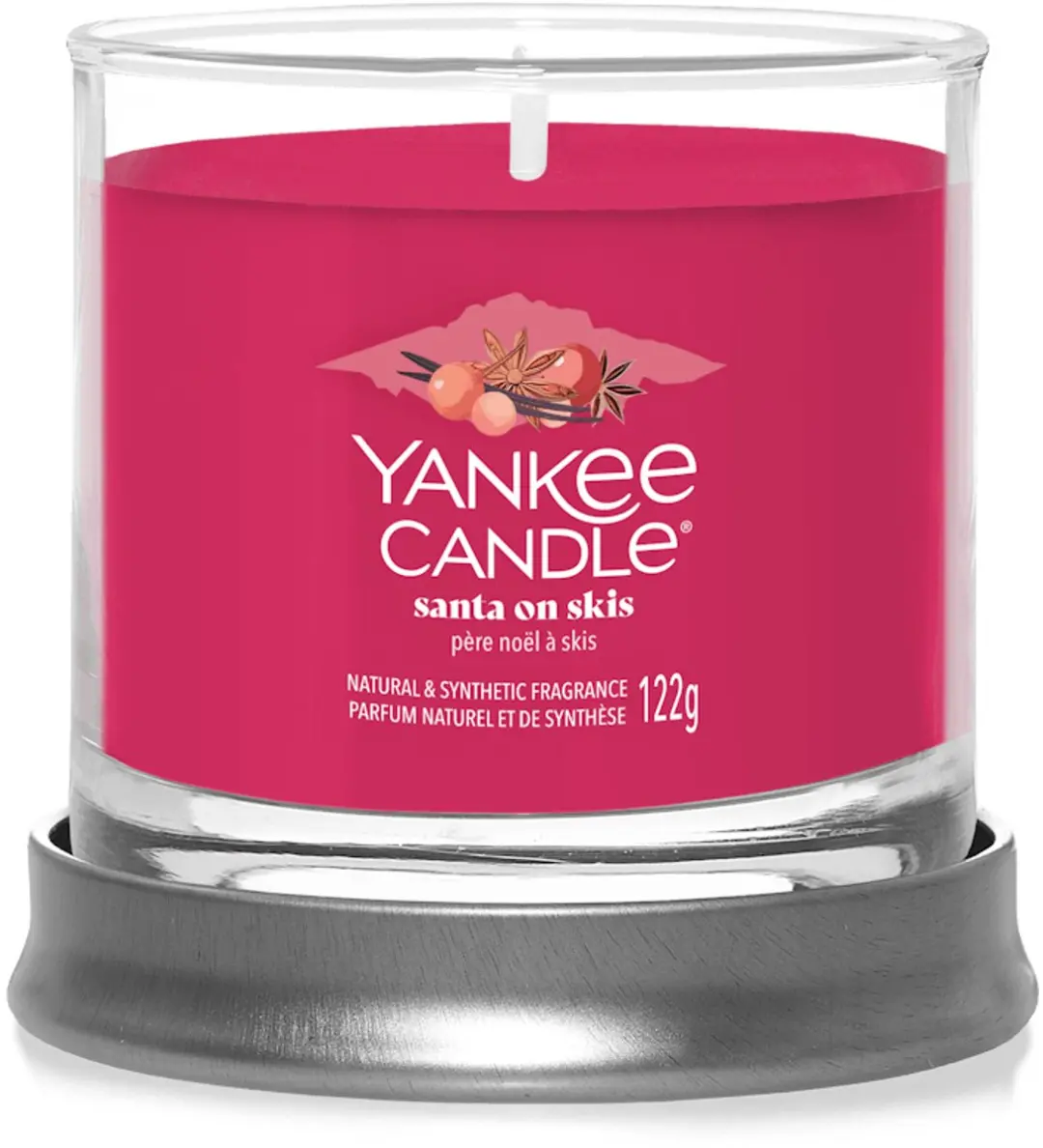 Yankee Candle Santa on Skis Signature Small Tumbler - Rood - afbeelding 6 van 6
