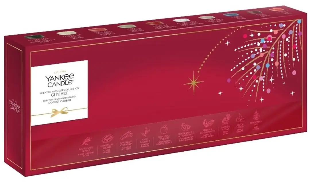 Yankee Candle Gifted Moments Tealight Cadeauset - 10 Stuks Rood - afbeelding 4 van 4