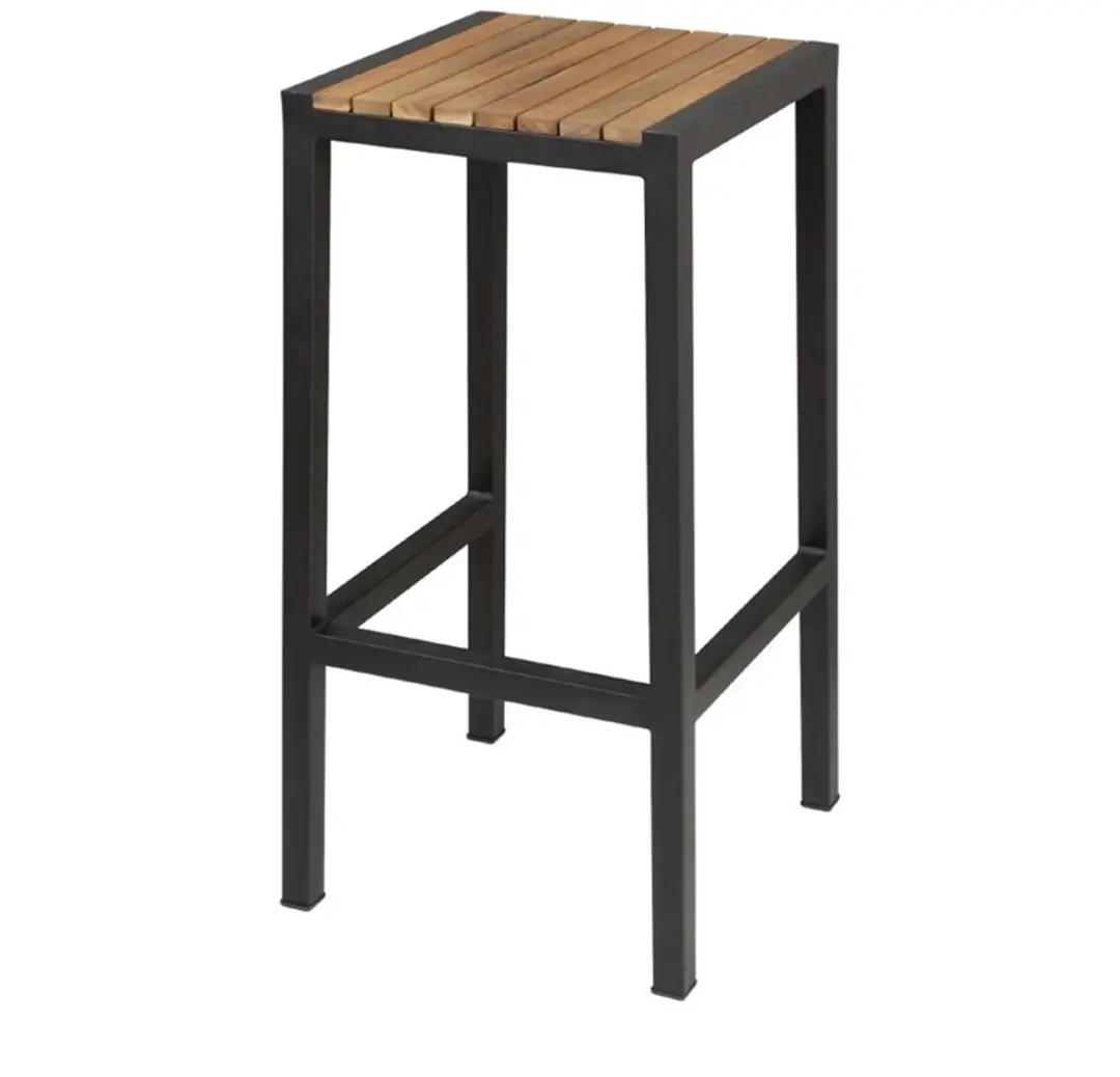 Bolero Stalen En Acaciahouten Barkrukken DS156