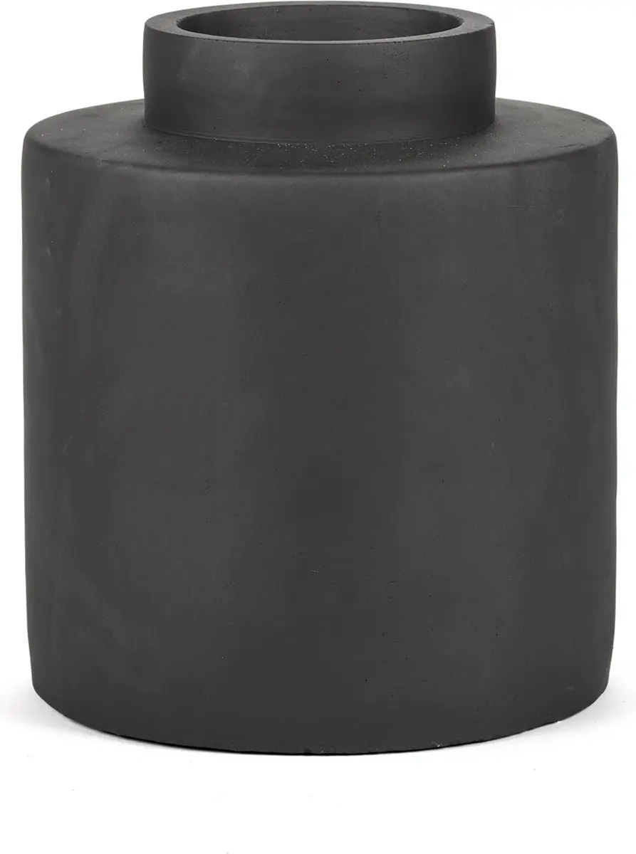 Serax Bloempot-Sierpot Zwart D 23.5 cm H 27 cm