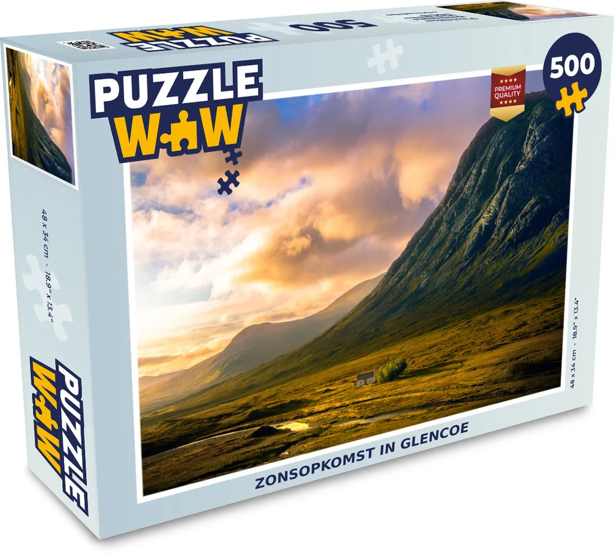 PuzzleWow Zonsopkomst in Glencoe Legpuzzel 500 Stuks