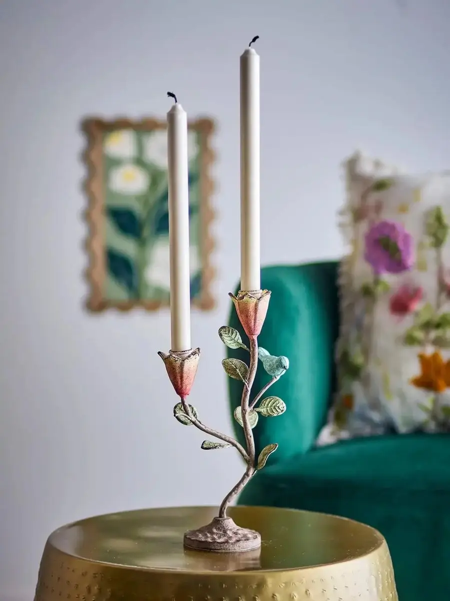 Bloomingville Zaina Kandelaar metaal 29cm - afbeelding 2 van 4